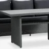 Discount THISEConjunto muebles jardín THISE 5 plazas gris Conjuntos Mesa Y Sillas De Jardín|Muebles De Jardín