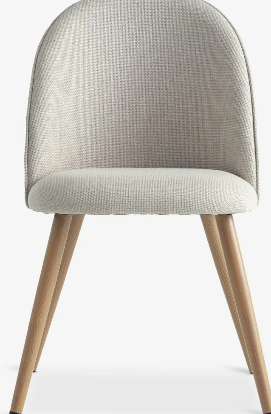 Outlet THORUPSilla de comedor THORUP tela beis/color roble natural Sillas De Comedor