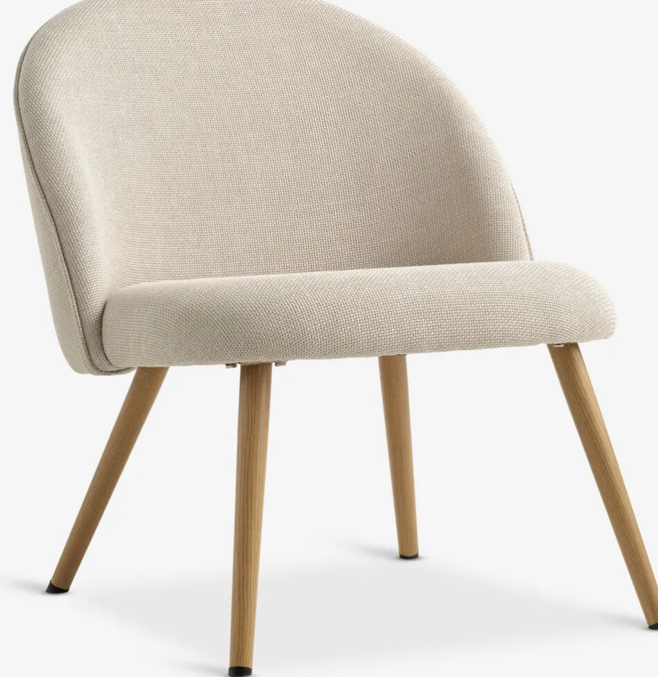 Outlet THORUPSillón THORUP tela beis/color roble Sillones