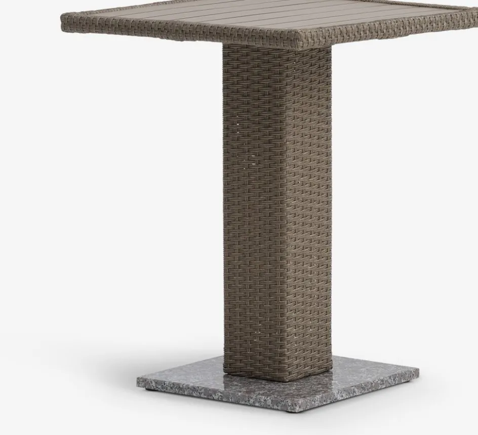 Discount THY + ORKANGERMesa THY L60 + 2 sillas ORKANGER natural Conjuntos Mesa Y Sillas De Jardín