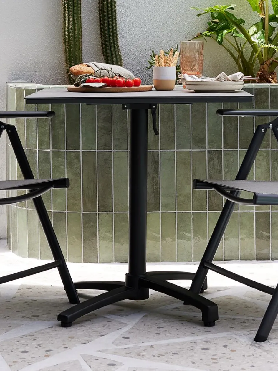 Online TIPMOSEMesa de balcón TIPMOSE A70xL70 gris Mesas De Jardín