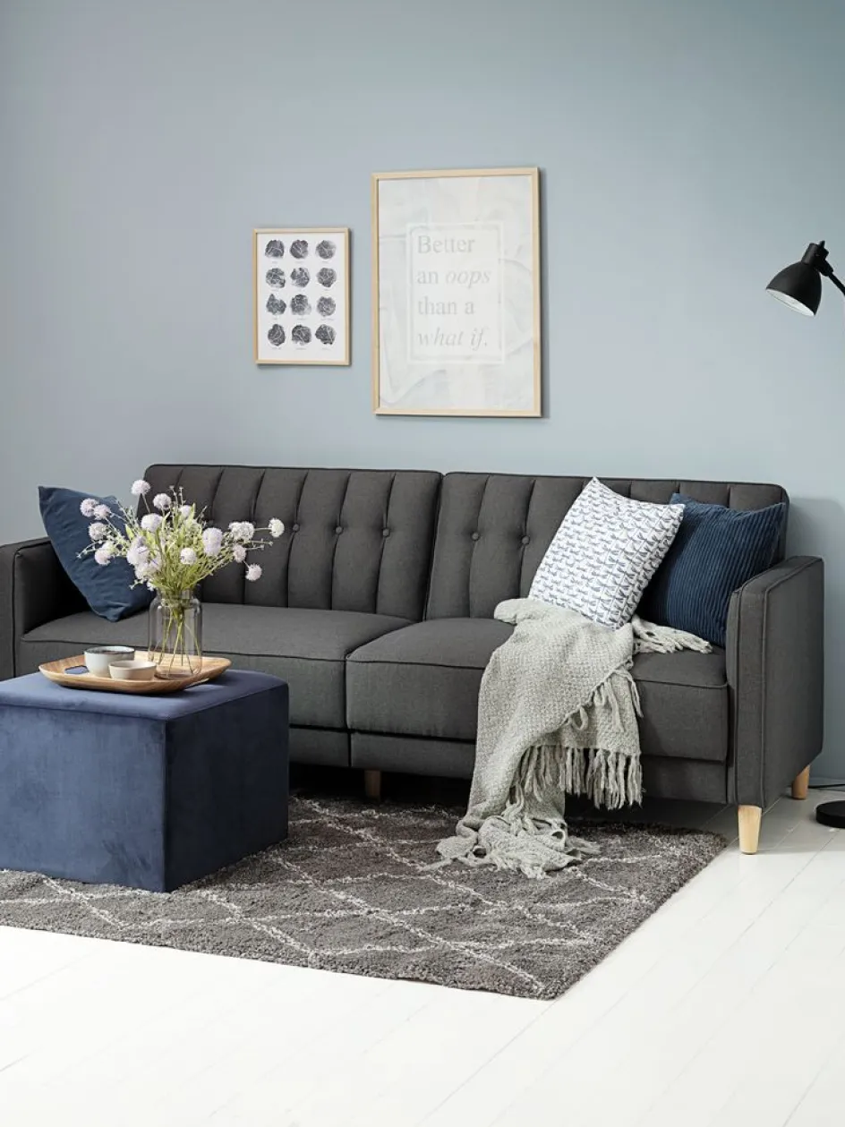 Best TIVEDENSofá cama TIVEDEN tela gris oscuro Sofás Cama|Sofás Cama