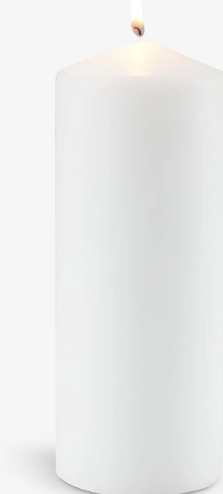 Hot TORALFVela pilar TORALF Ø8xA20 cm blanco Velas Y Servilletas|Velas Y Servilletas