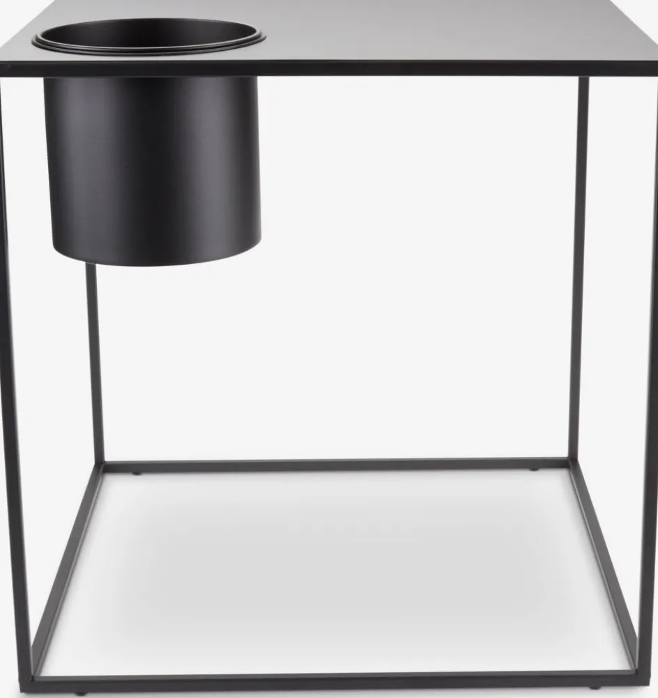 Online TORNSANGERMesa auxiliar TORNSANGER A45xL45 negro Decoración De Jardín