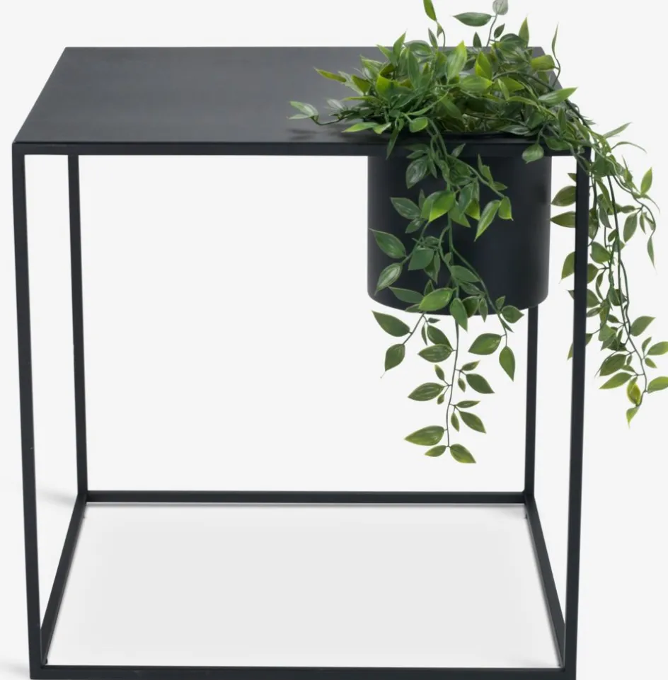 Online TORNSANGERMesa auxiliar TORNSANGER A45xL45 negro Decoración De Jardín
