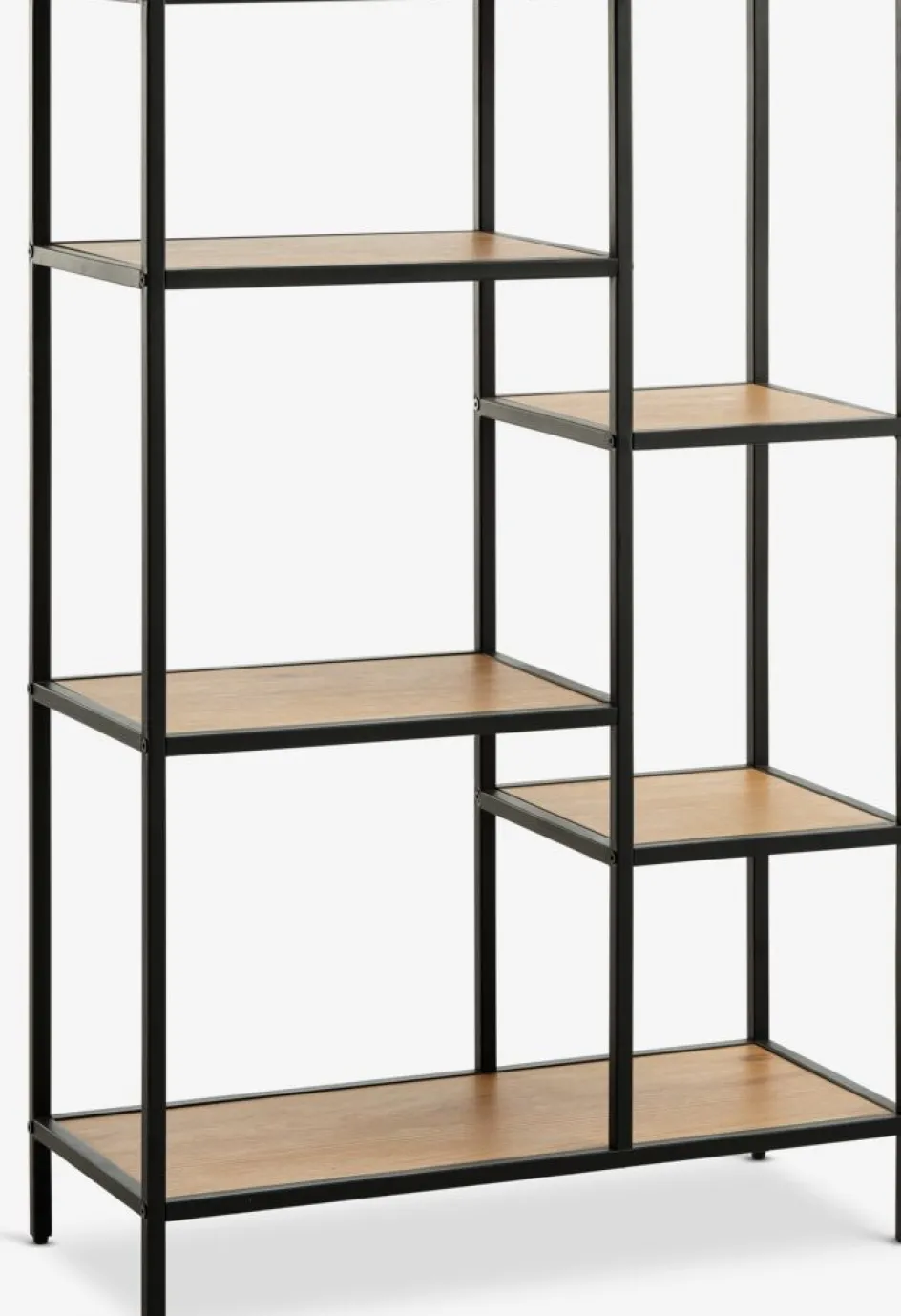 Clearance TRAPPEDALEstantería TRAPPEDAL 5 estantes color roble cálido/negro Estanterias Y Librerías|Estanterias Y Librerías