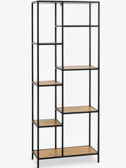 Hot TRAPPEDALEstantería TRAPPEDAL 7 estantes color roble cálido/negro Estanterias Y Librerías|Estanterias Y Librerías