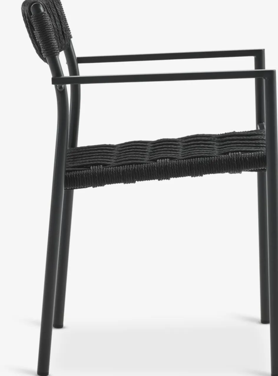 Online TRILLEVALLENSilla apilable TRILLEVALLEN negro Sillas De Jardín