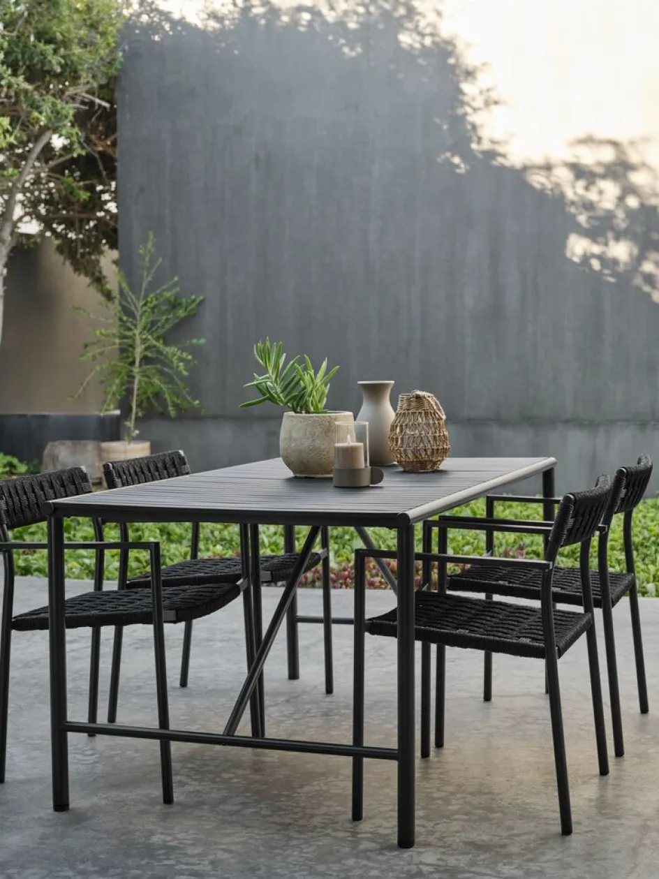 Online TRILLEVALLENSilla apilable TRILLEVALLEN negro Sillas De Jardín