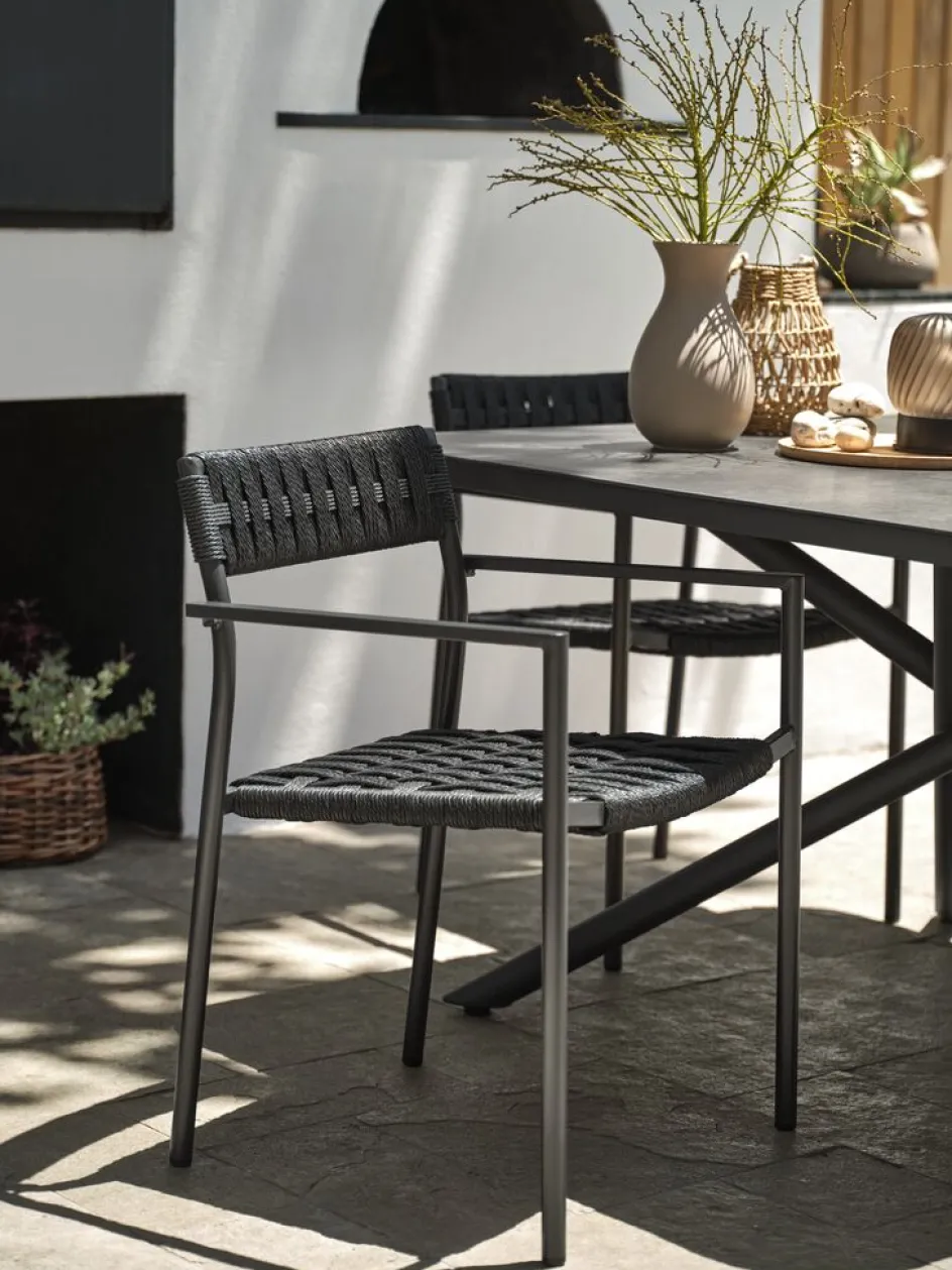 Online TRILLEVALLENSilla apilable TRILLEVALLEN negro Sillas De Jardín