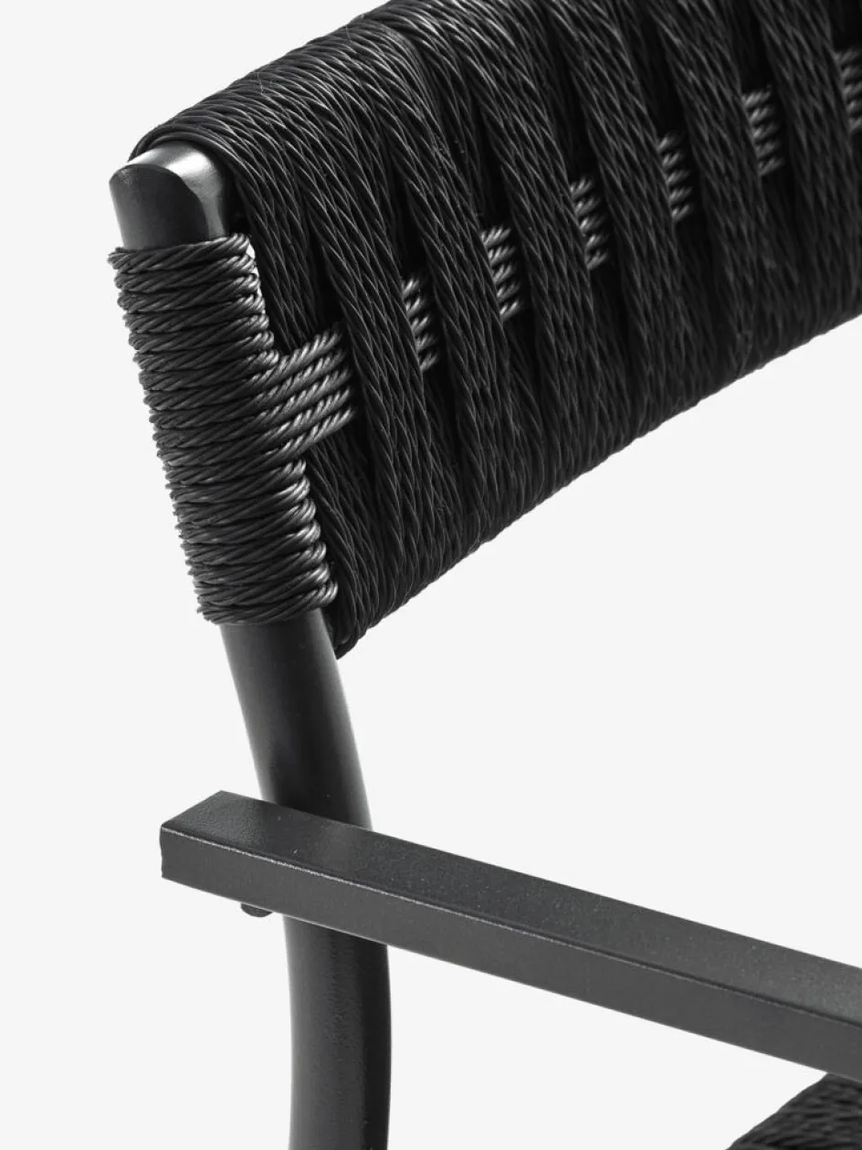 Online TRILLEVALLENSilla apilable TRILLEVALLEN negro Sillas De Jardín