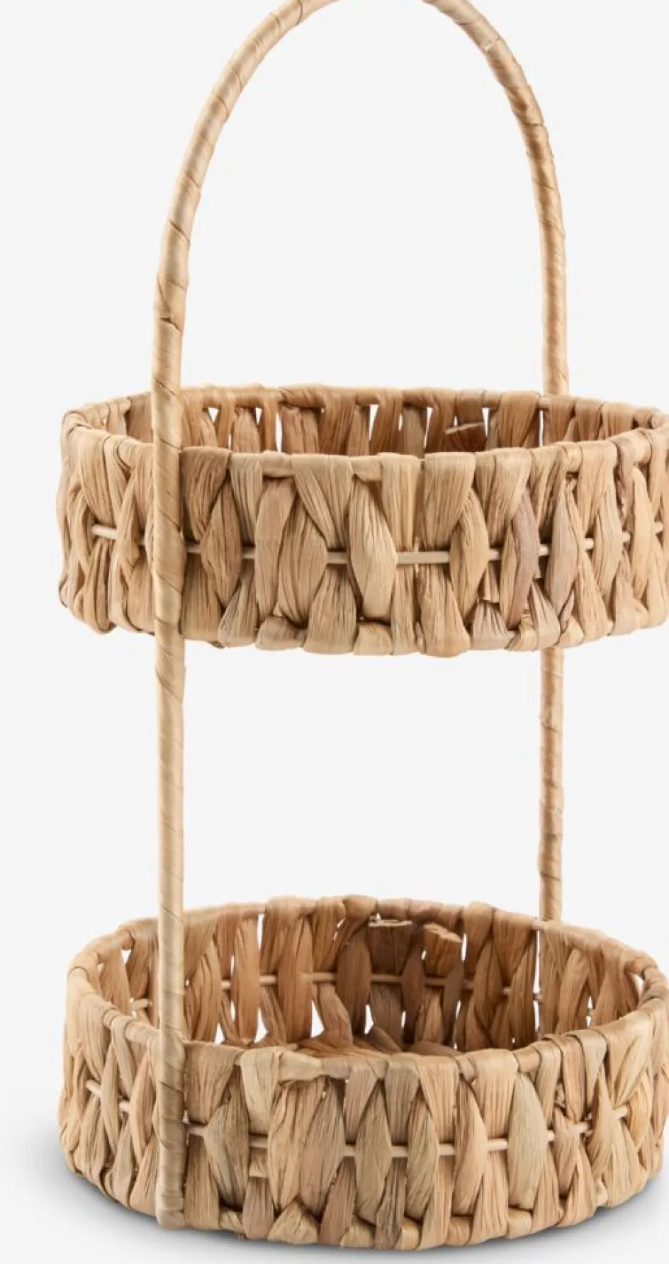Clearance TUREHOLMCesta de dos alturas TUREHOLM Ø16xA31cm natural Cuidado Personal|Almacenaje Para El Baño
