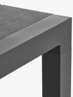 Discount TYDAL + LOMMAMesa TYDAL L208/272 + 4 sillas LOMMA negro Conjuntos Mesa Y Sillas De Jardín