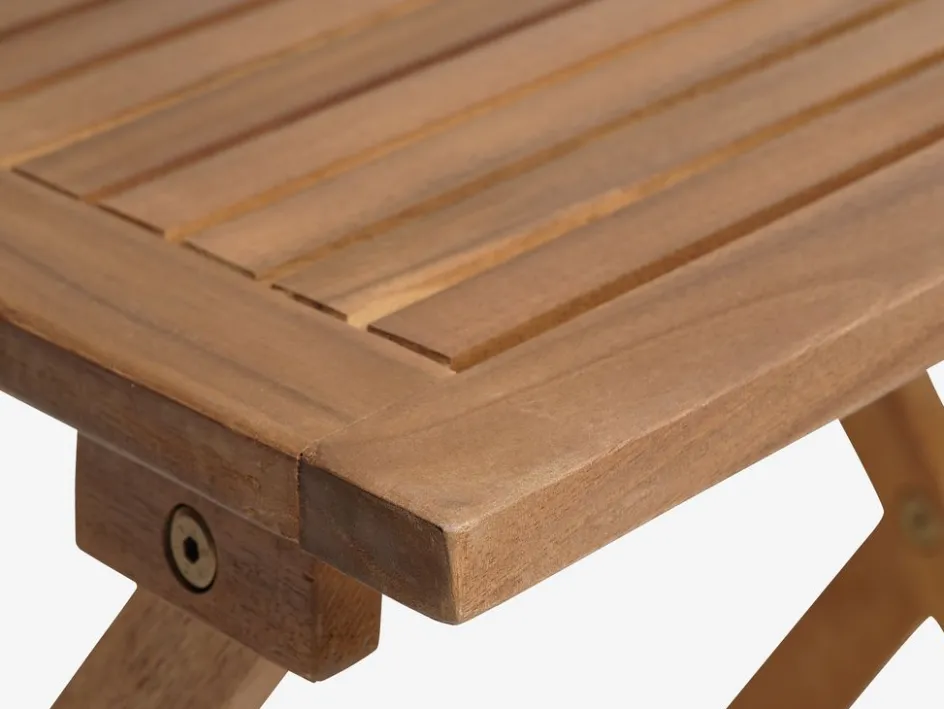 UBJERGMesa auxiliar UBJERG A46xL46xA46 madera dura Mesas De Jardín|Muebles De Jardín
