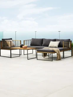 Best UGILTMesa de centro de exterior UGILT A60xL90 madera dura Mesas De Jardín|Muebles De Jardín