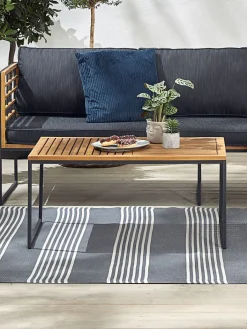 Best UGILTMesa de centro de exterior UGILT A60xL90 madera dura Mesas De Jardín|Muebles De Jardín