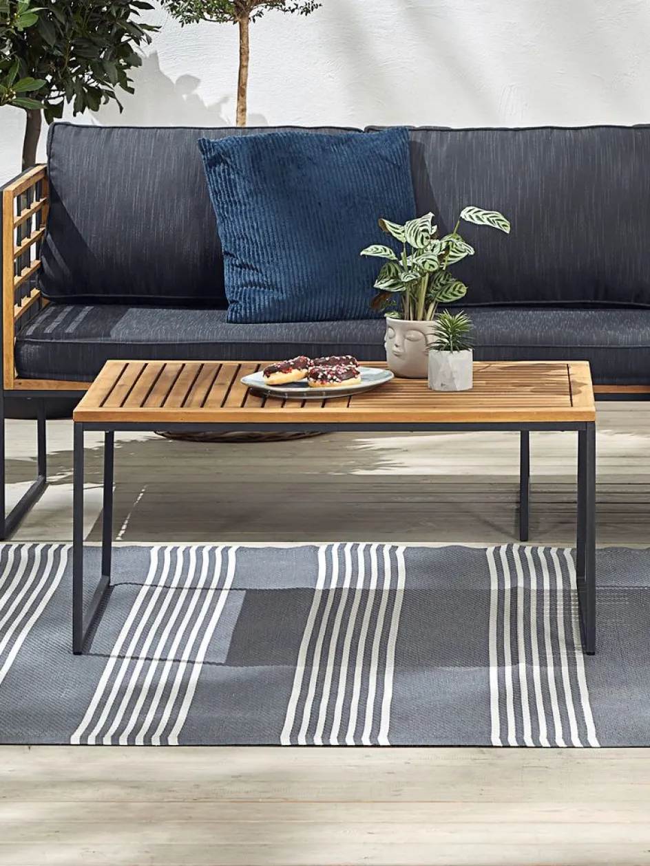 Best UGILTMesa de centro de exterior UGILT A60xL90 madera dura Mesas De Jardín|Muebles De Jardín