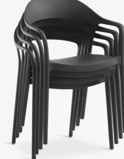 Discount ULBJERG + NANNESTADMesa ULBJERG L214/297 madera dura + 4 sillas NANNESTAD Conjuntos Mesa Y Sillas De Jardín