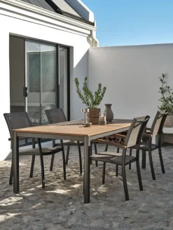 Clearance ULBJERGMesa de jardín ULBJERG A99xL214/297 madera dura Mesas De Jardín