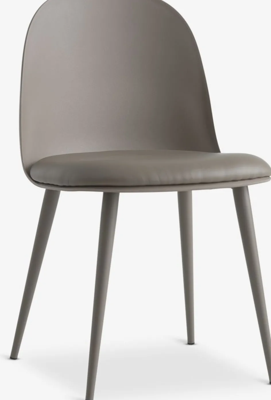 Online ULDALSilla de comedor ULDAL polipiel marrón Sillas De Comedor