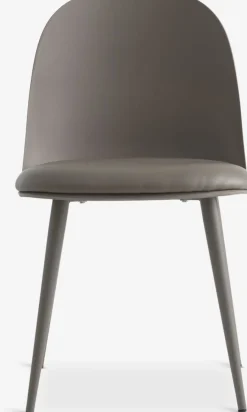 Online ULDALSilla de comedor ULDAL polipiel marrón Sillas De Comedor