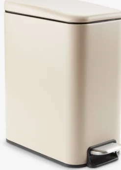 Online ULLATTICubo con pedal ULLATTI 5L con cierre suave beis Cubos De Baño|Cuidado Personal