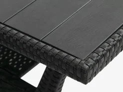 Sale ULLEHUSEConjunto muebles jardín ULLEHUSE 9 plazas almacenaje negro Conjuntos Mesa Y Sillas De Jardín|Muebles De Jardín