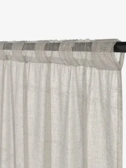Discount UNNENCortina UNNEN 1x140x300 aspecto lino Cortinas Traslúcidas