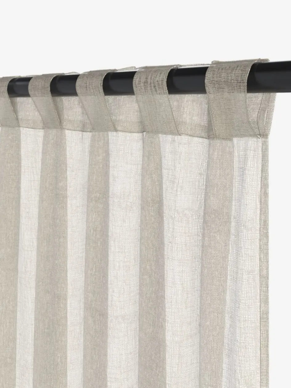 Discount UNNENCortina UNNEN 1x140x300 aspecto lino Cortinas Traslúcidas