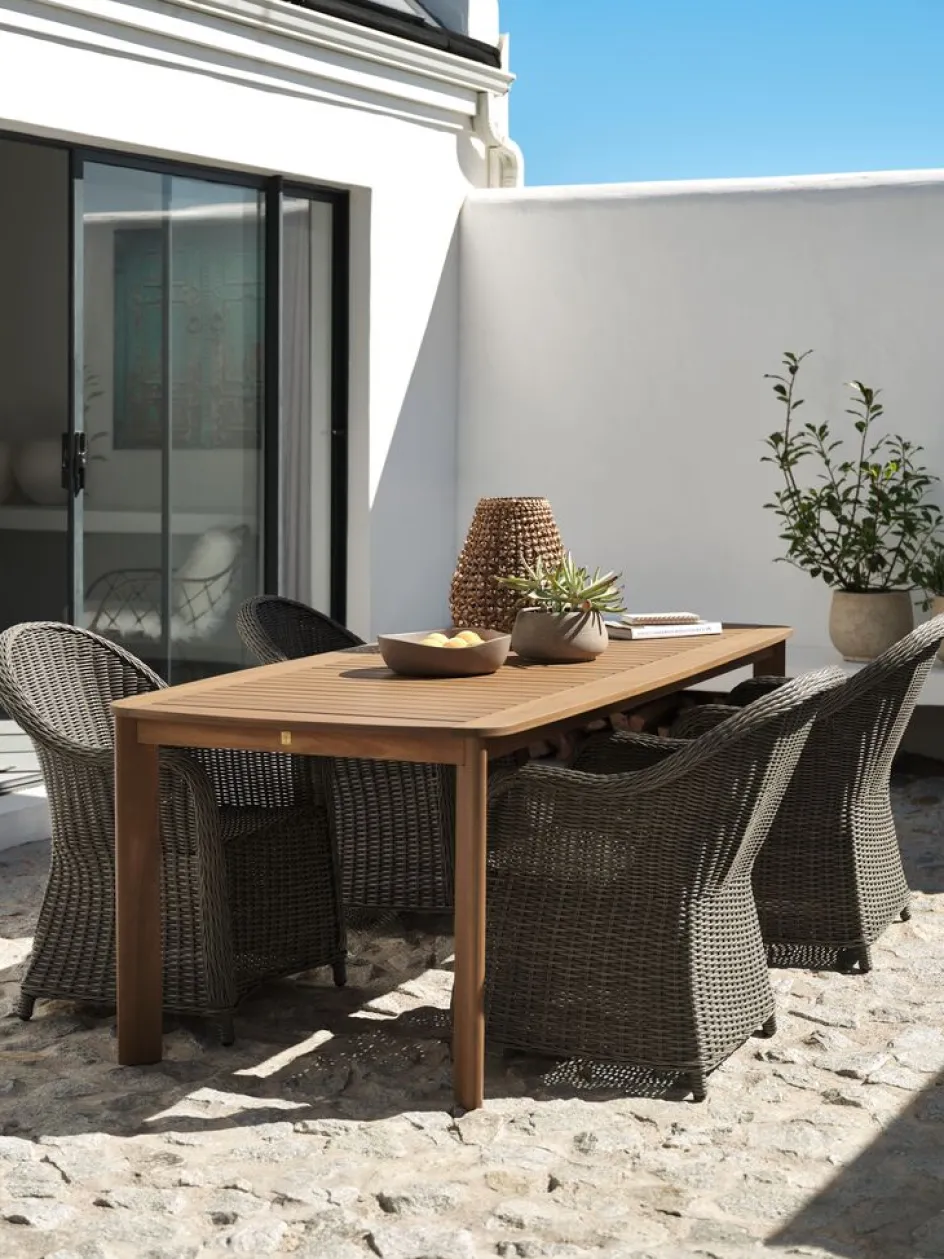 UVDALMesa de jardín UVDAL A95xL223 madera dura Mesas De Jardín