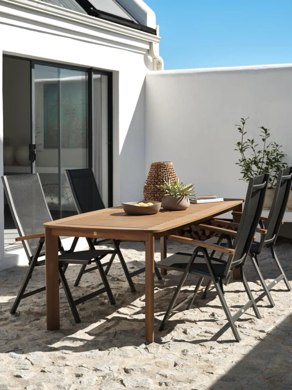UVDALMesa de jardín UVDAL A95xL223 madera dura Mesas De Jardín