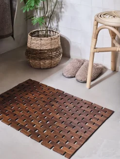 Discount VALSKOGGOLDAlfombrilla de baño VALSKOG 40x60 marrón Alfombras De Baño