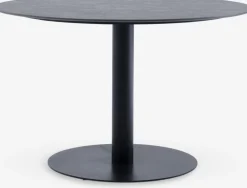 Sale VAMDRUP + INGSTRUPMesa VAMDRUP Ø120 + 4 sillas INGSTRUP negro Conjuntos Mesa Y Sillas De Jardín