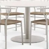 Clearance VAMDRUP + TAGMARKMesa VAMDRUP Ø120 + 4 sillas TAGMARK beis Conjuntos Mesa Y Sillas De Jardín