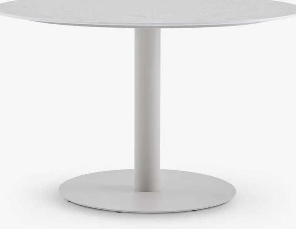 Clearance VAMDRUP + TAGMARKMesa VAMDRUP Ø120 + 4 sillas TAGMARK beis Conjuntos Mesa Y Sillas De Jardín