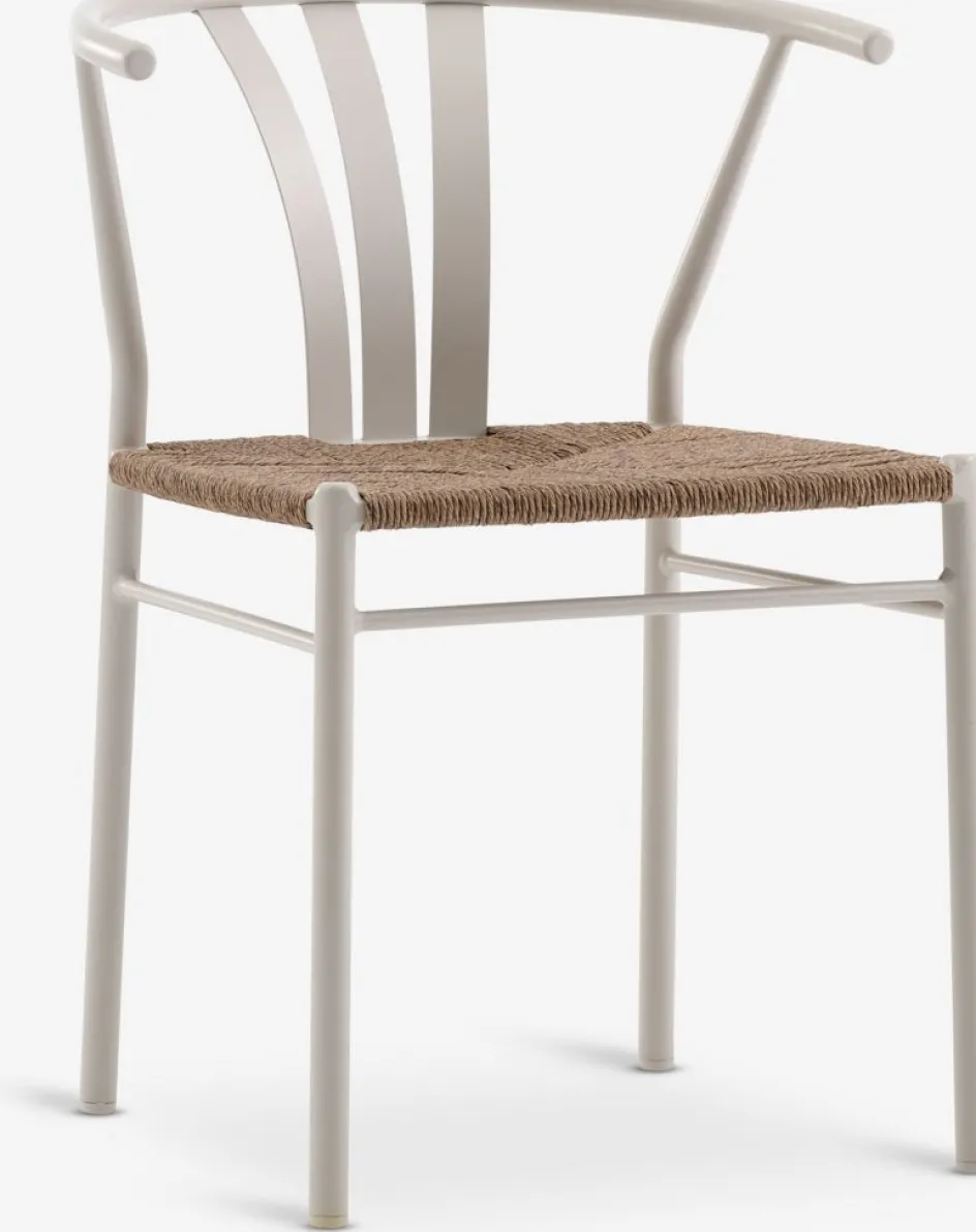 Clearance VAMDRUP + TAGMARKMesa VAMDRUP Ø120 + 4 sillas TAGMARK beis Conjuntos Mesa Y Sillas De Jardín