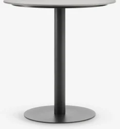 New VAMDRUPMesa de balcón VAMDRUP Ø70 oscuro Mesas De Jardín