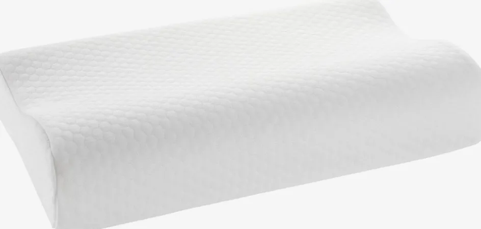 Online VANSEBASICAlmohada cervical viscoelástica 30x47x9/7 VANSE Almohadas De Espuma Viscoelástica