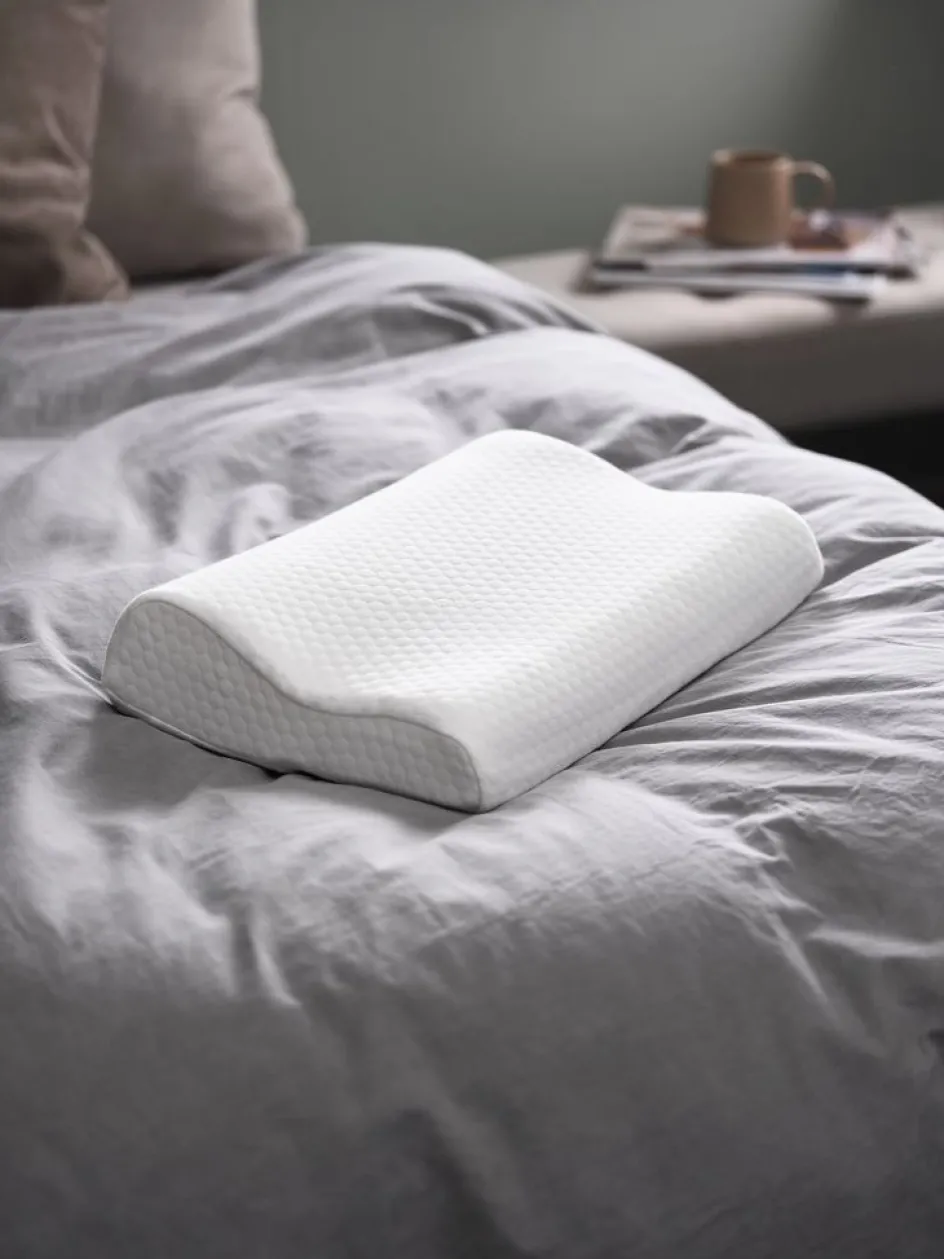 Online VANSEBASICAlmohada cervical viscoelástica 30x47x9/7 VANSE Almohadas De Espuma Viscoelástica
