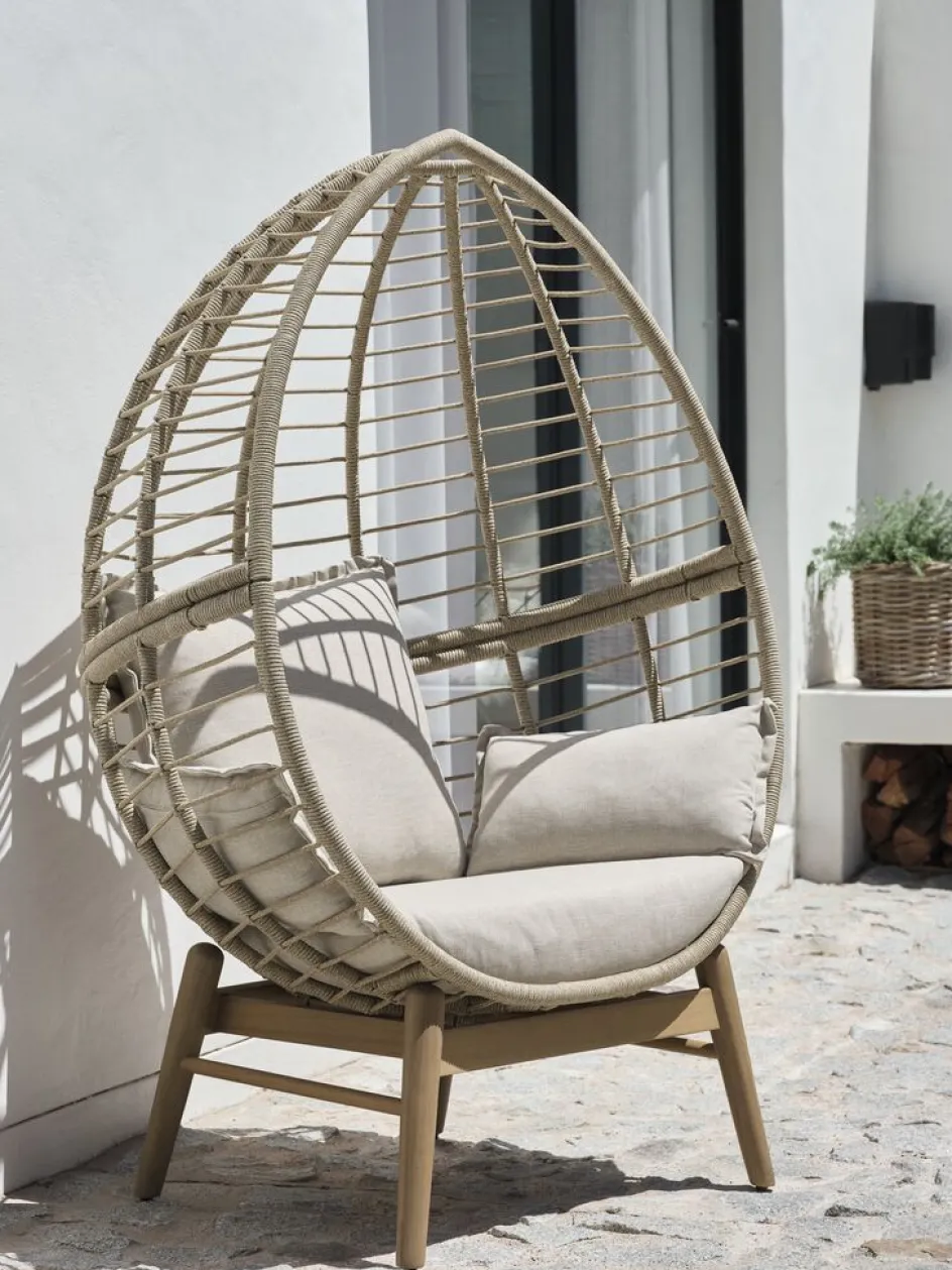 New VARMINGSillón de exterior VARMING natural Sillas De Jardín|Muebles De Jardín
