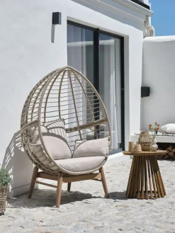 New VARMINGSillón de exterior VARMING natural Sillas De Jardín|Muebles De Jardín