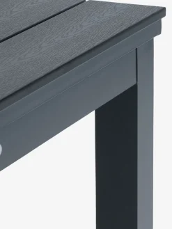 Online VATTRUP + GAMMELBYMesa VATTRUP L206/321 negro + 4 sillas GAMMELBY gris Conjuntos Mesa Y Sillas De Jardín