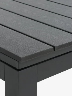 VATTRUP + MYSENMesa VATTRUP L172/276 negro + 4 sillas MYSEN gris Conjuntos Mesa Y Sillas De Jardín