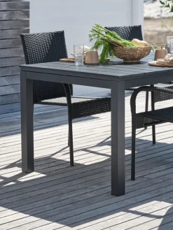 VATTRUPMesa de jardín VATTRUP A95xL206/321 negro Mesas De Jardín