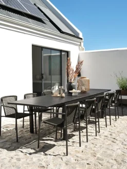 VATTRUPMesa de jardín VATTRUP A95xL206/321 negro Mesas De Jardín