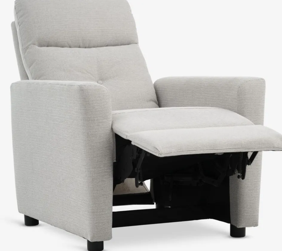 Hot VEJLBYSillón reclinable VEJLBY tela arena claro Sillones