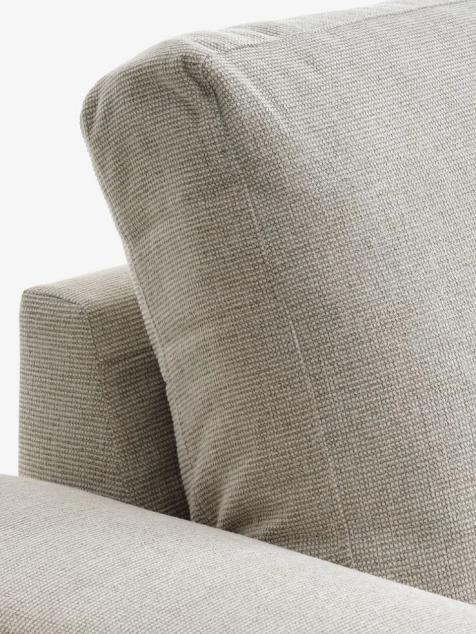 Online VEJLBYSofá cama chaise longue VEJLBY tela arena claro Sofás Cama|Sofás Cama