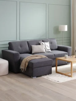 VEJLBYSofá cama con chaise longue VEJLBY tela Sofás Cama|Sofás Cama