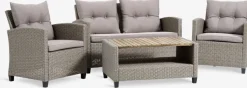 Clearance VENConjunto muebles jardín VEN 4 plazas Conjuntos Mesa Y Sillas De Jardín|Muebles De Jardín