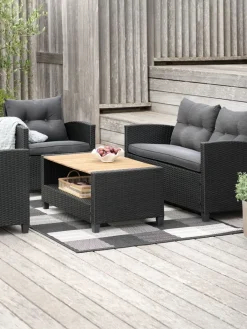 Sale VENConjunto muebles jardín VEN 4 plazas Conjuntos Mesa Y Sillas De Jardín|Muebles De Jardín